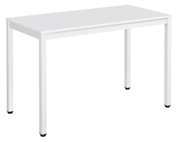 Masa de sufragerie alba cu blat alb TESSA 120x60 cm