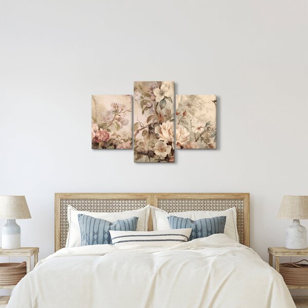 Tablou - Vintage pictura pasăre (90x60 cm)