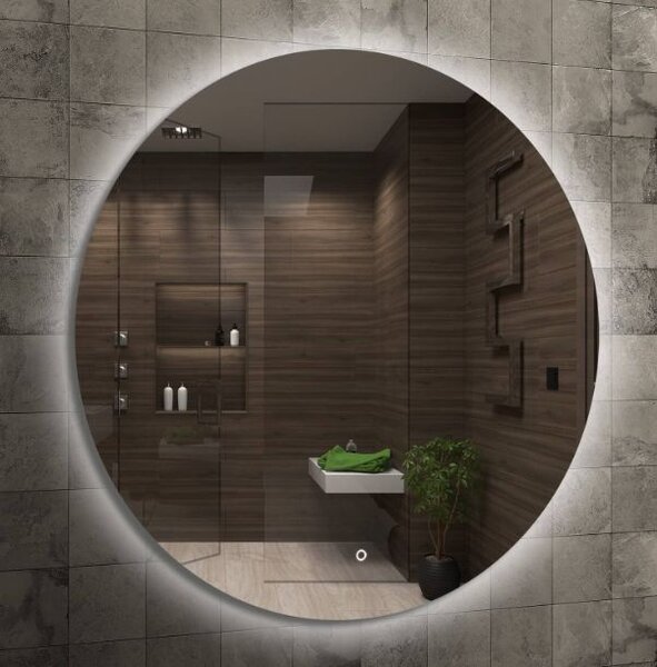 Venti Koło Led oglindă 100x100 cm rotund cu iluminare 5907459662764
