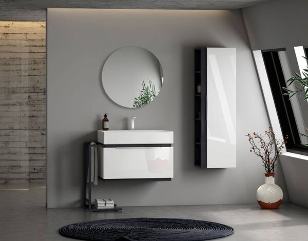 Venti Koło Led oglindă 100x100 cm rotund cu iluminare 5907459662764