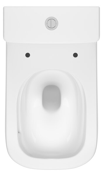 Cersanit Remo wc compact cu capac soft-close cu spălare turbionară alb K3029-001