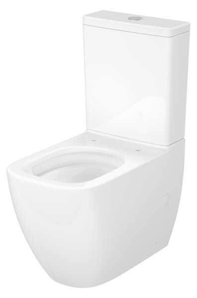 Cersanit Remo wc compact cu capac soft-close cu spălare turbionară alb K3029-001