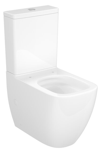Cersanit Remo wc compact cu capac soft-close cu spălare turbionară alb K3029-001