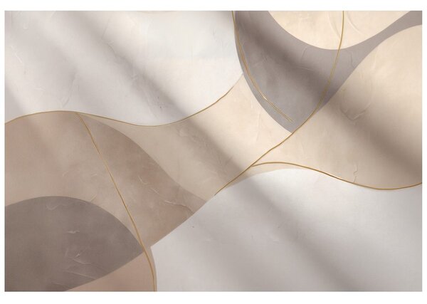 Tapet linii abstracte bej