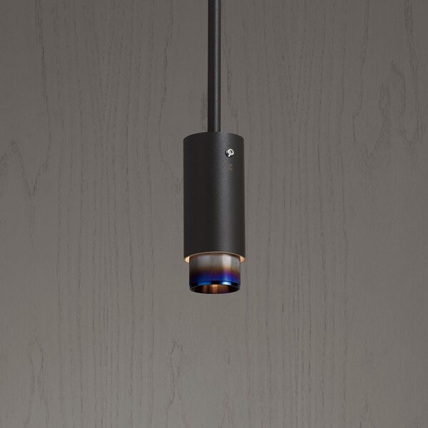 Buster + Punch Exhaust lampă suspendată grafit/ars, reglabil, Negru, Bucătărie, Metal, Modern