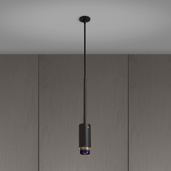 Buster + Punch Exhaust lampă suspendată grafit/ars, reglabil, Negru, Bucătărie, Metal, Modern