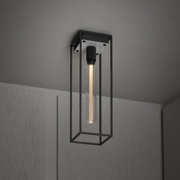 Buster + Punch Caged Ceiling LED mare marmură alb, reglabil, Negru, Hol, Metal, Modern