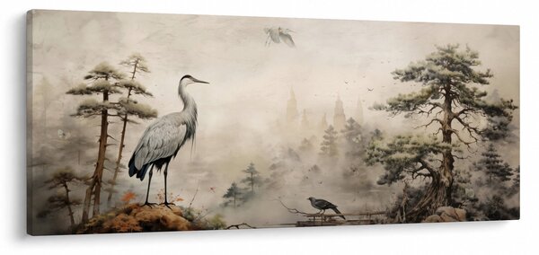 Tablou - Desen animat peisaj (120x50 cm)