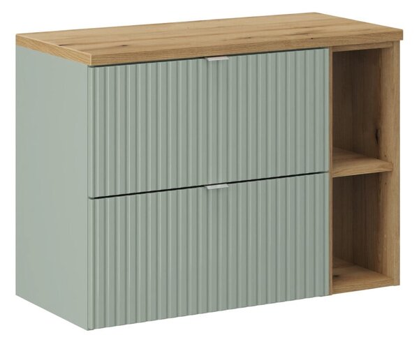 Set dulap Comad Line Reed Green LINE REED GREEN D 82-60-2S, dulap Comad Nova Oak NOVA OAK 81-20-39, NOVA OAK A 89-80
