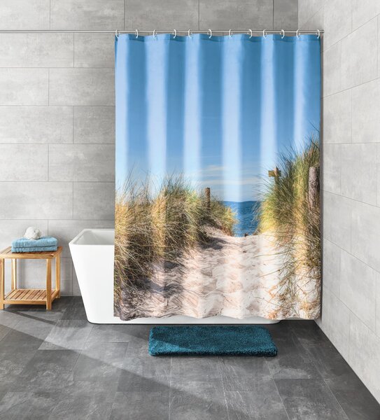 Kleine Wolke Borkum perdea de duș 200x180 cm multicolor 7830148305