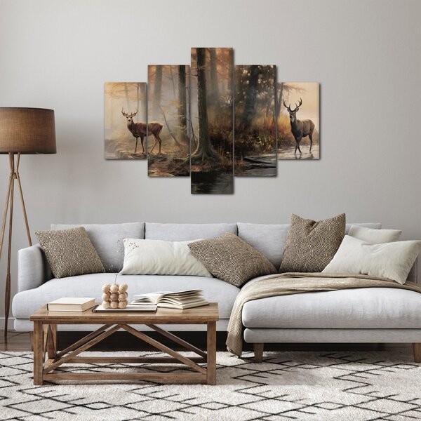 Tablou - Vintage pictura wildlife (150x105 cm)