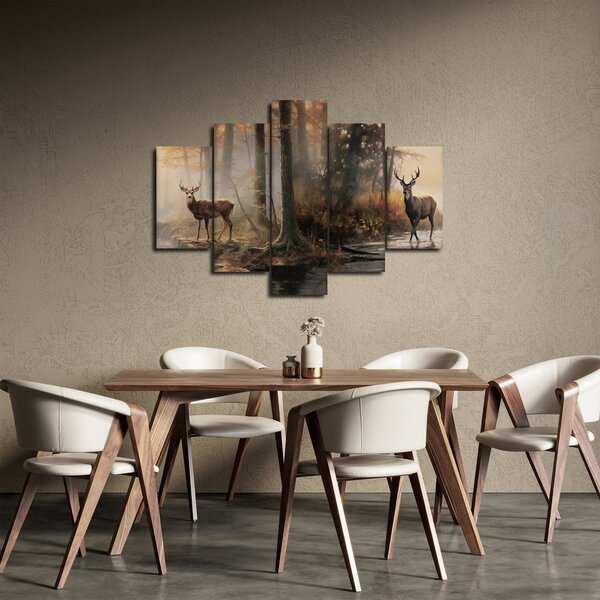 Tablou - Vintage pictura wildlife (150x105 cm)