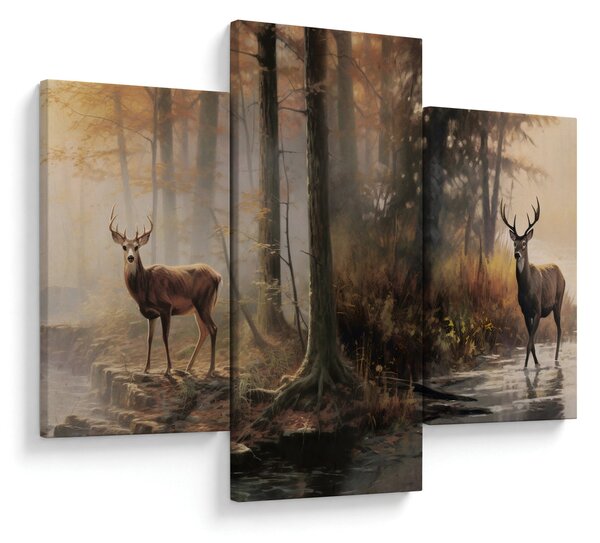Tablou - Vintage pictura wildlife (90x60 cm)
