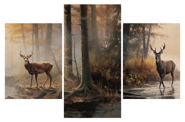 Tablou - Vintage pictura wildlife (90x60 cm)