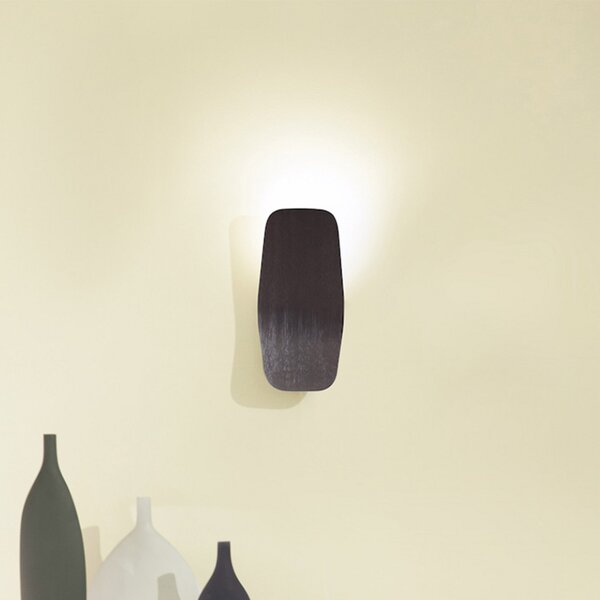 Casablanca Ashiya aplică de perete LED, negru titan, reglabil, Negru, Camera de zi / sufragerie, Metal, Modern