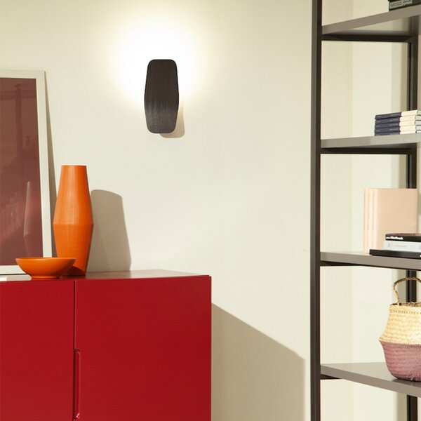 Casablanca Ashiya aplică de perete LED, negru titan, reglabil, Negru, Camera de zi / sufragerie, Metal, Modern