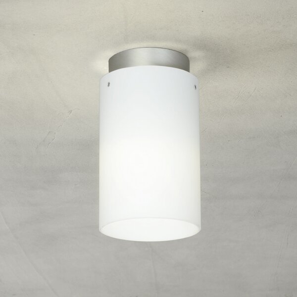 Casablanca Tube XL plafonieră, Ø 10 cm, E27, reglabil, Alb, Camera de zi / sufragerie, Sticlă, Design