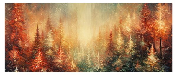 Tablou - Pictura de păduri (120x50 cm)