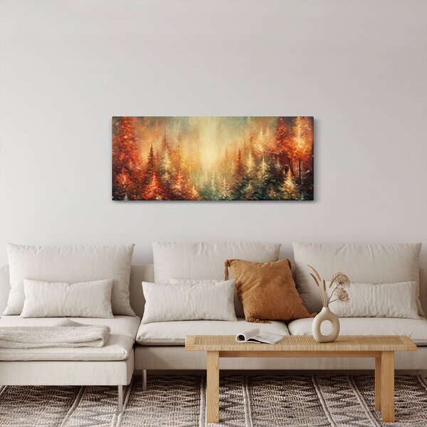 Tablou - Pictura de păduri (120x50 cm)