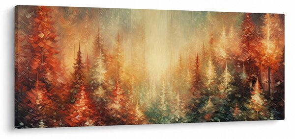 Tablou - Pictura de păduri (120x50 cm)