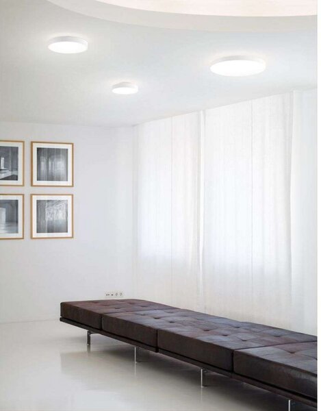 Plafoniere Serien Lighting, reglabil, Alb, Camera de zi, Aluminiu