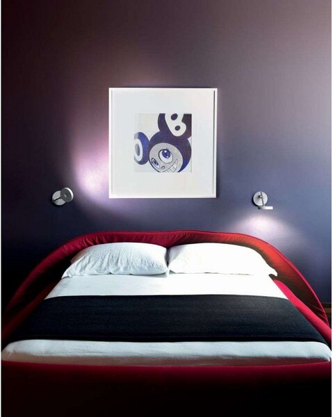 Lampă de perete Rotaliana, reglabil, Alb, Camera de zi, Aluminiu