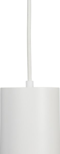Lampă suspendată de design albă, cu adaptor de șină inclus, trifazată - Tubo trifazat