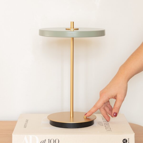 Lampă de masă UMAGE, Asteria Move, reglabil, Verde, Camera de zi, Metal, Design