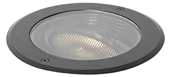 Spot exterior îngropat negru AR111 reglabil IP65 - Delux Honey