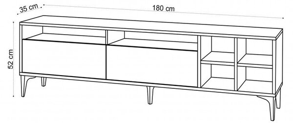 Comoda TV Eva Oak