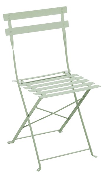 Set Bistro Flair – masă și 2 scaune din oțel vopsit – Verde (Olive Green)