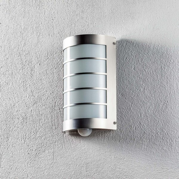 CMD Aplică de exterior Marco1 cu benzi și senzor, Metalic, Metal, Modern