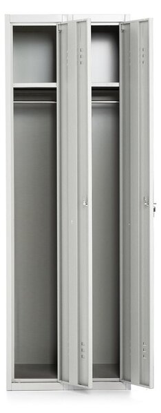 Dulap metalic, 60 x 50 x 180 cm, blocare, gri deschis - ral 7035