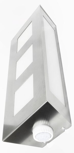 CMD Lampă de exterior Trilo din oțel inoxidabil cu senzor, Metalic, Metal, Modern