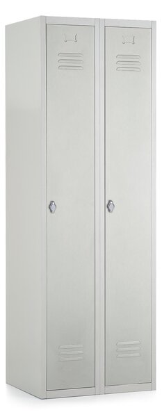 Dulap metalic, 60 x 50 x 180 cm, blocare, gri deschis - ral 7035