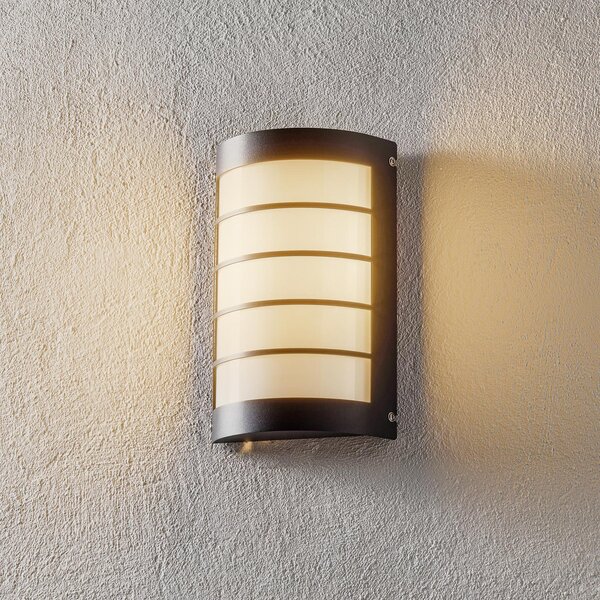 CMD Lampă LED exterior Aqua Marco cu grilaj, antracit, Metalic, Metal, Modern