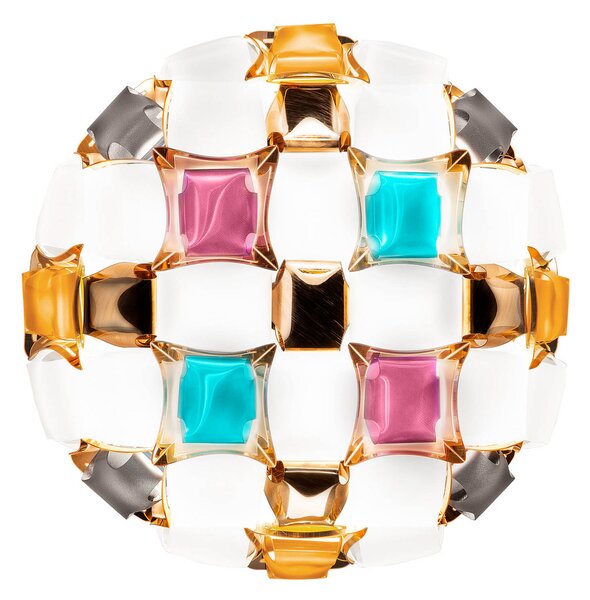Plafoniere Slamp, Mida, reglabil, Multicolor, Camera de zi, Plastic, Design