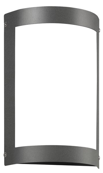 CMD Aplică de exterior Aqua Marco fără grilaj antracit, Negru, Metal, Modern