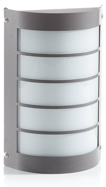 CMD Aplică de exterior Aqua Marco cu grilaj, antracit, Negru, Metal, Modern