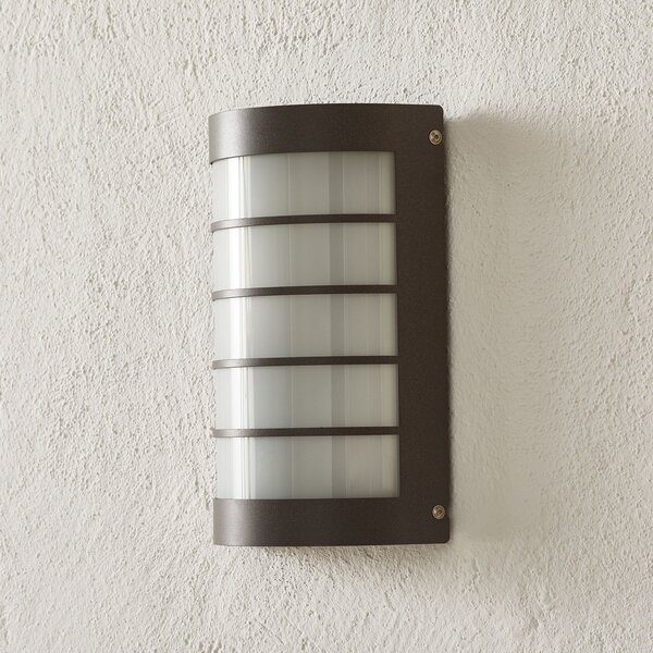 CMD Aplică de exterior Aqua Marco cu grilaj, antracit, Negru, Metal, Modern