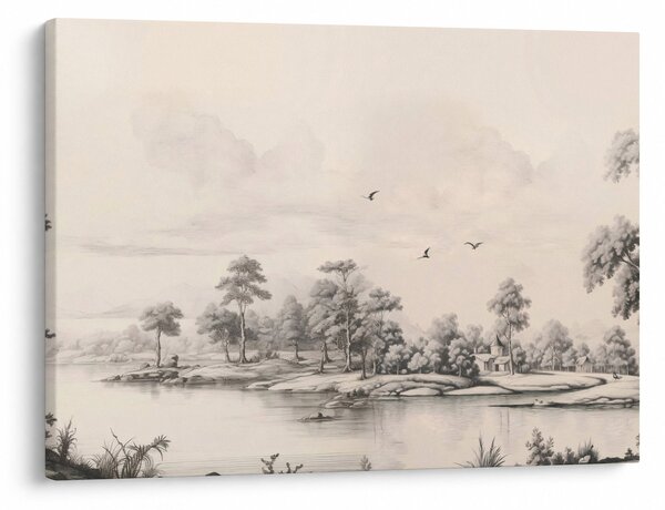 Tablou - Vintage peisaj desen peisaj (70x50 cm)