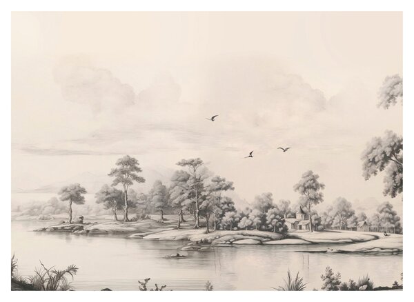 Tablou - Vintage peisaj desen peisaj (70x50 cm)