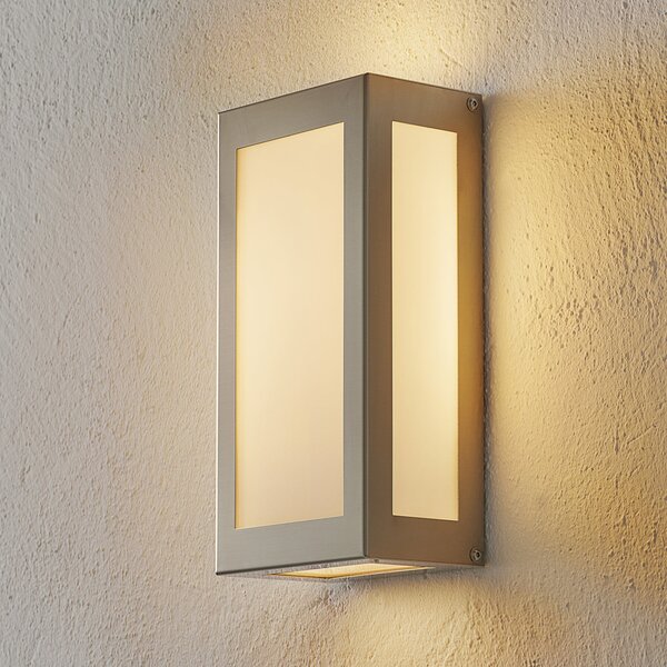 CMD Lumină exterioară cu senzor LED Aqua Rain, oțel inoxidabil, Metalic, Metal, Modern
