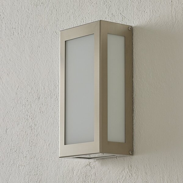 CMD Lumină exterioară cu senzor LED Aqua Rain, oțel inoxidabil, Metalic, Metal, Modern