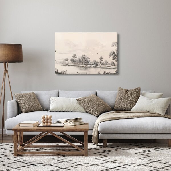 Tablou - Vintage peisaj desen peisaj (90x60 cm)