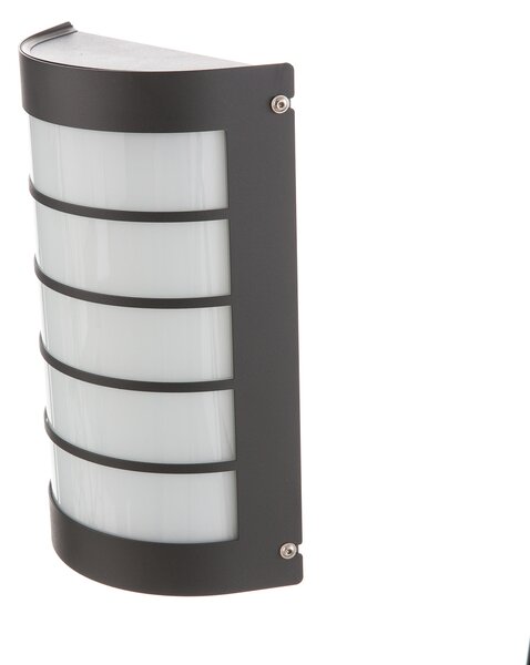 CMD Aplică de perete LED Aqua Marco oțel inoxidabil antracit grilă senzor, Negru, Metal, Modern