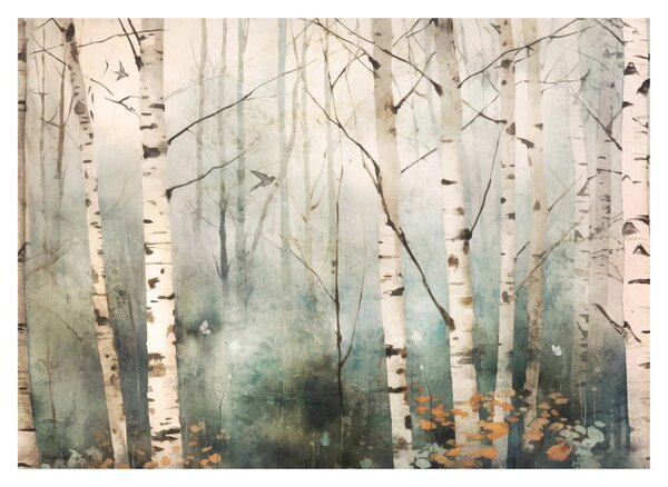 Tablou - Desenarea unui model de pădure (70x50 cm)