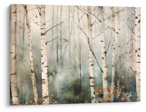Tablou - Desenarea unui model de pădure (70x50 cm)