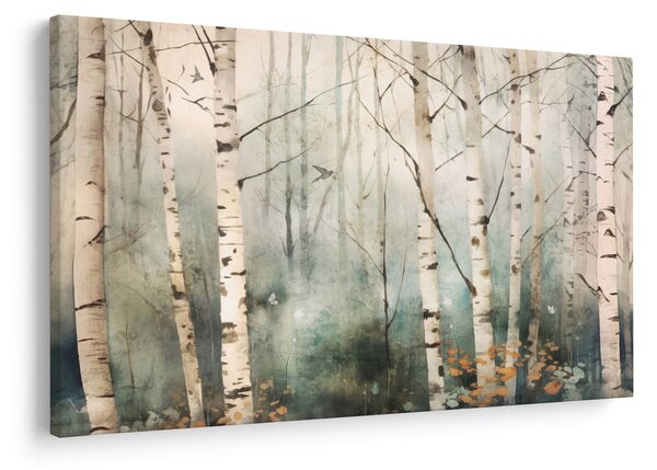 Tablou - Desenarea unui model de pădure (90x60 cm)