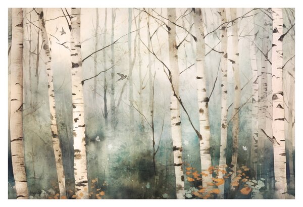 Tablou - Desenarea unui model de pădure (90x60 cm)